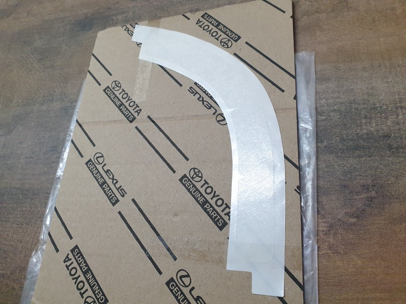 Original New Toyota Hilux Left Rear C-Pillar Anti-Chipping Stone Decal Protective Foil