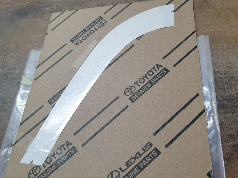 Original New Toyota Corolla Left Rear Side Panel Anti-Chipping Stone Decal Protective Foil