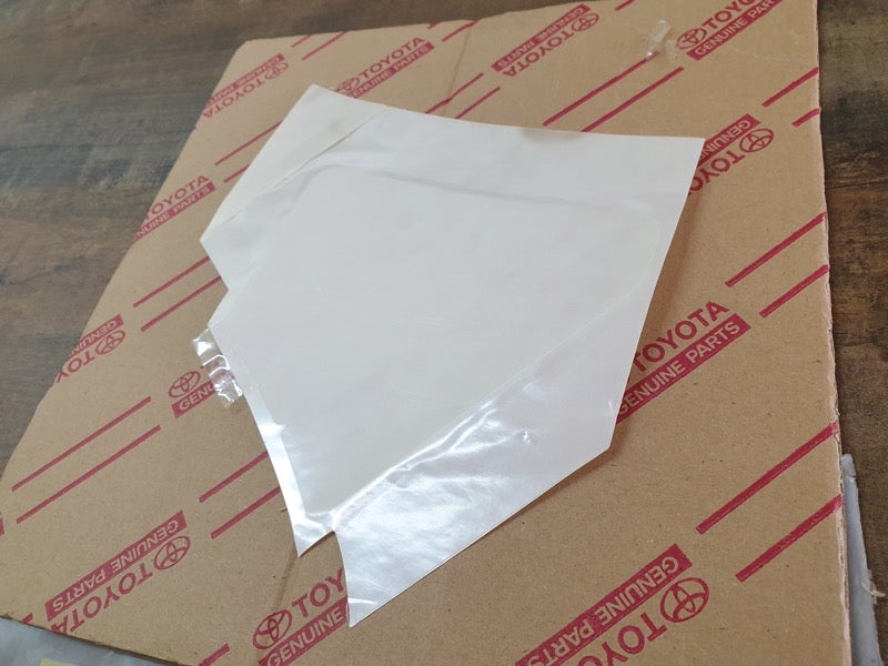 Original New Toyota Corolla Quest Left Rear Side Panel Anti-Chipping Stone Decal Protective Foil