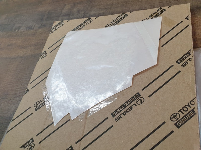 Original New Toyota Corolla Quest Right Rear Side Panel Anti-Chipping Stone Decal Protective Foil