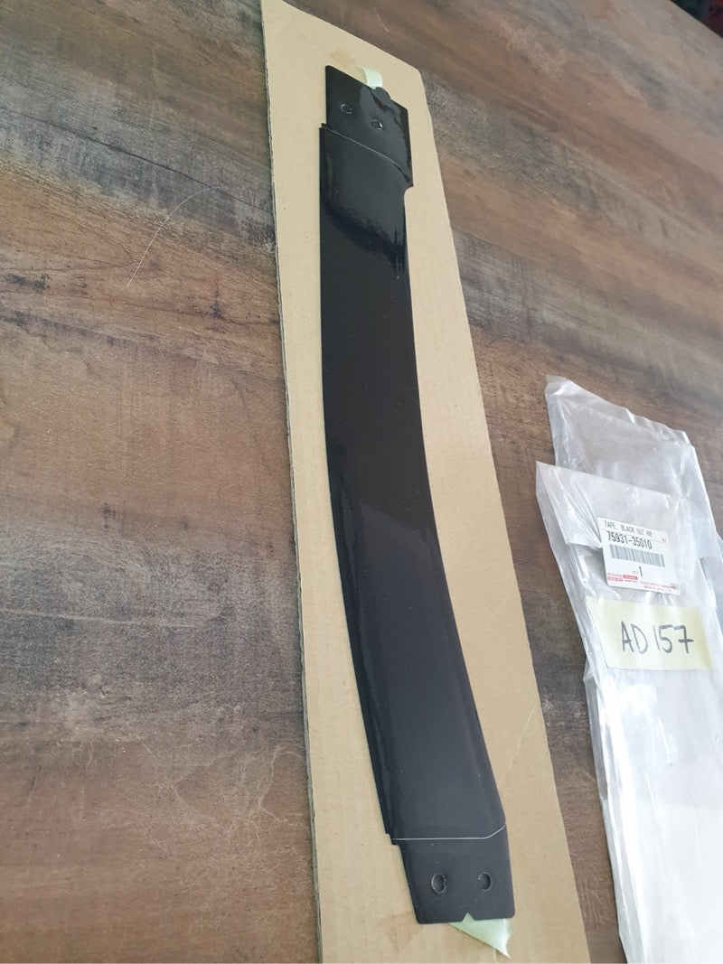 Original New Toyota Land Cruiser FJ Rear Door Upper Blackout Foil Stripe
