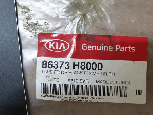 Original New Kia Rio IV Right Front Door Blackout Foil