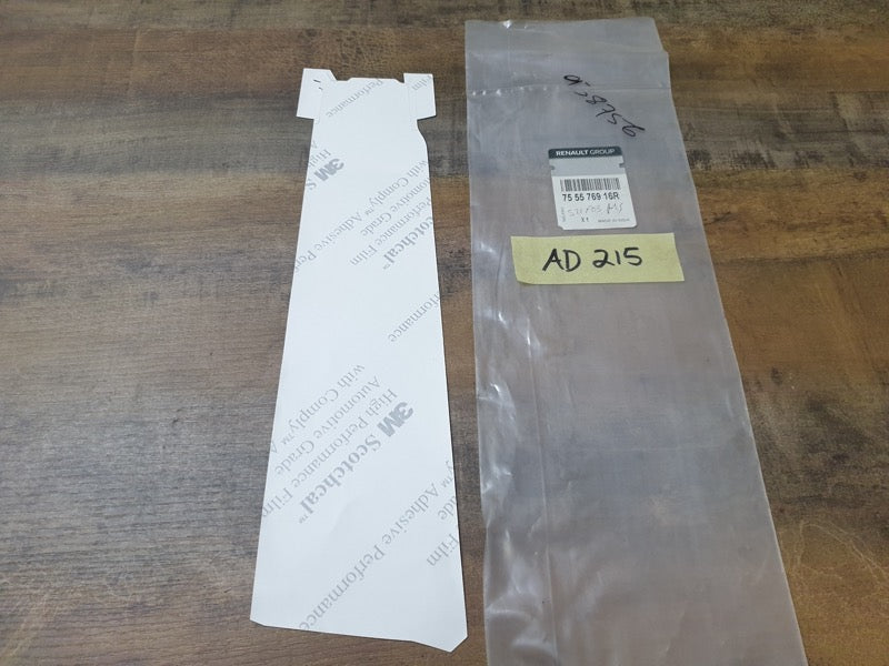 Original New Renault Kwid Left Rear Door Blackout Foil