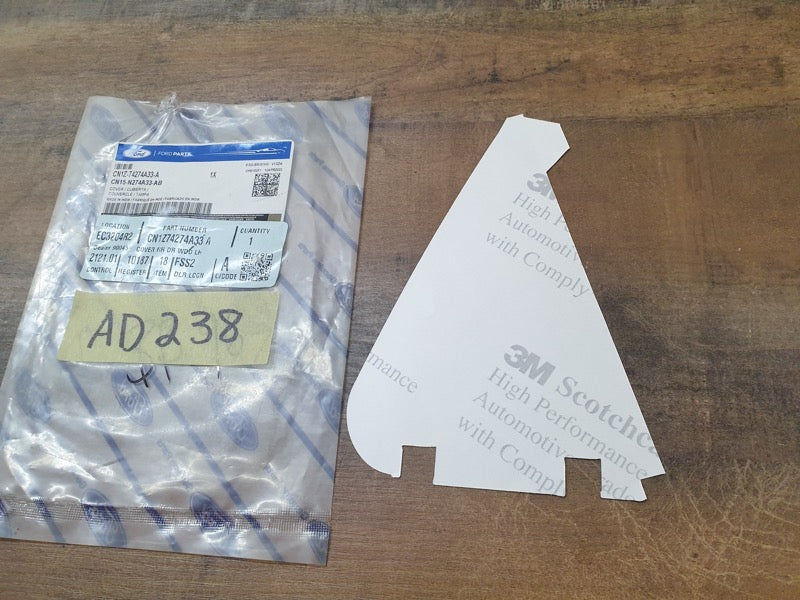 Original New Ford EcoSport Left Rear Fender Blackout Foil