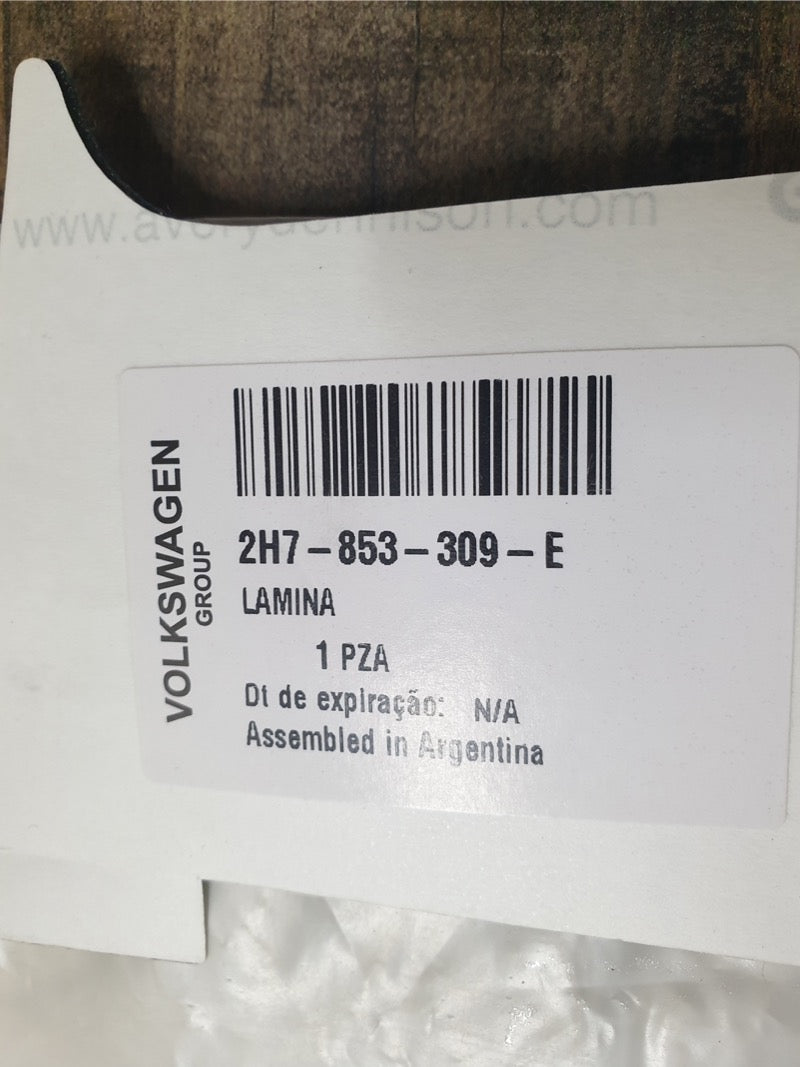 Original New Volkswagen Amarok Left Front Door Blackout Foil
