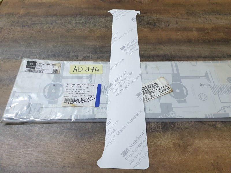 Original New Mercedes-Benz V-Class W447 Left Front Sliding Door Blackout Foil