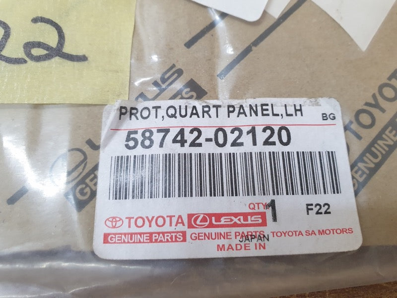Original New Toyota Corolla Quest Left Rear Side Panel Anti-Chipping Stone Decal Protective Foil