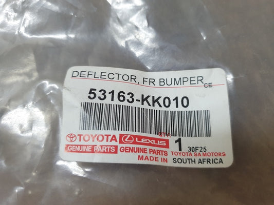 Original New Toyota Hilux Left Front Centre Air Deflector