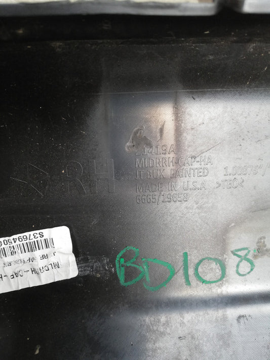 Jeep Rubicon 2024 Right Rear Load body Arch Moulding Bracket