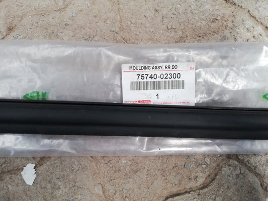 Toyota Corolla Quest 2023 Left Rear Door Upper Beading/Recessed Moulding