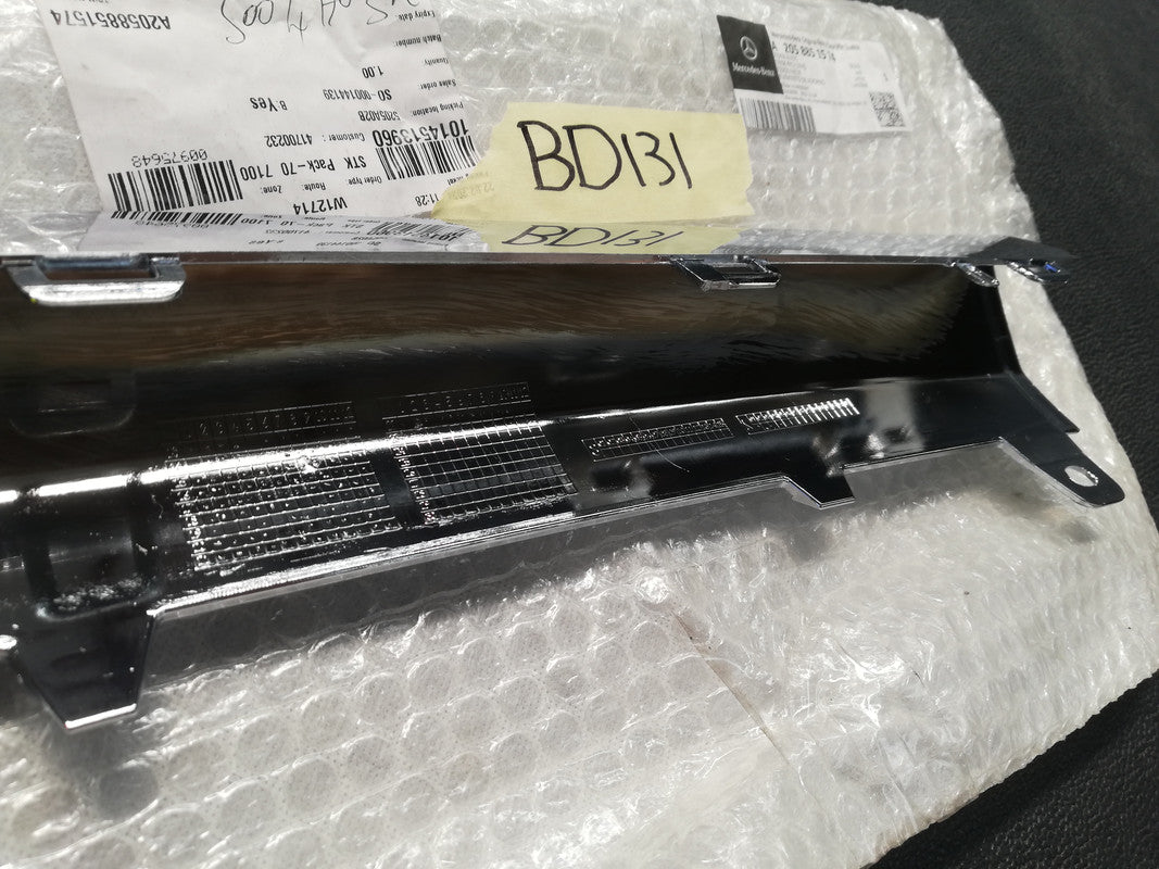 Mercedes-Benz C-Class W205 2018 Front Bumper Center Chrome Moulding