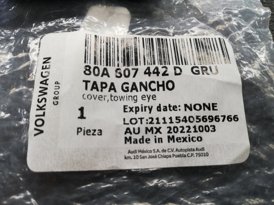 Audi Q5 Base Model 2023 Right Rear Bumper Cover Cap, Tow Hook Cover