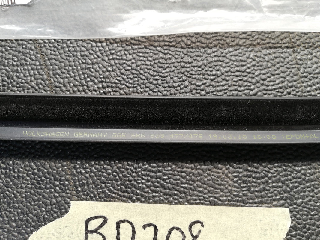 Volkswagen Polo Vivo 2022 Left Rear Door Recessed Moulding