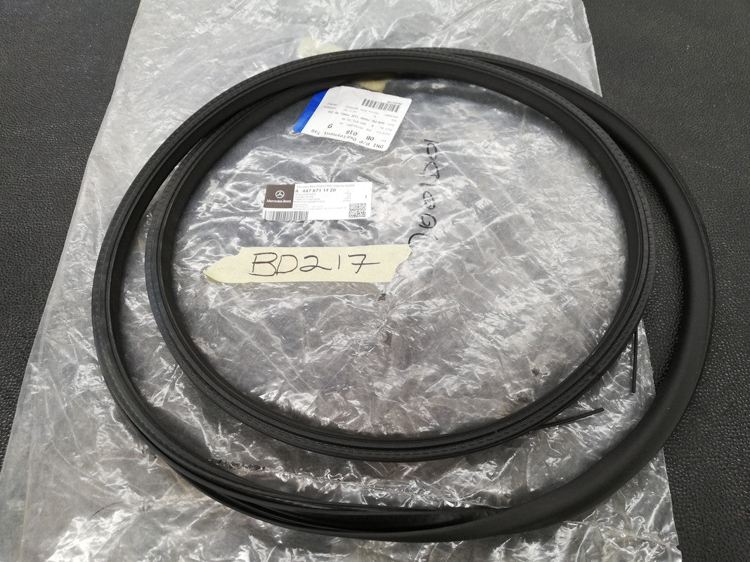 Mercedes-Benz V-Class W447, V 250 B 2020 Left Rear Side Glass Seal Rubber