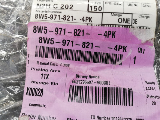 Audi A4 2017 Left Boot Hinge Trim Cover