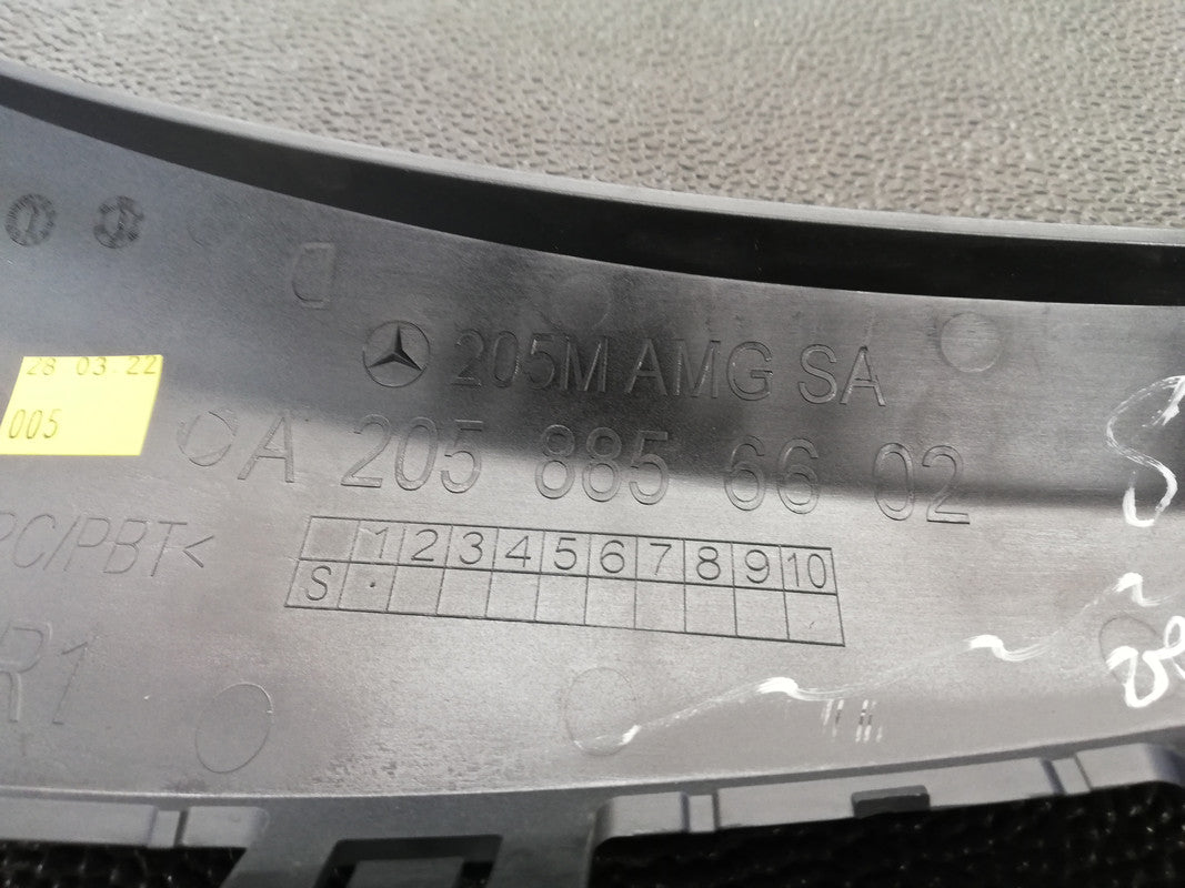 Mercedes-Benz C-Class W205, C180 - C63 AMG 2019 Right Front Bumper Outer Corner Trim