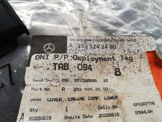 Mercedes-Benz GLC 2019 Lower Engine Compartment Cover