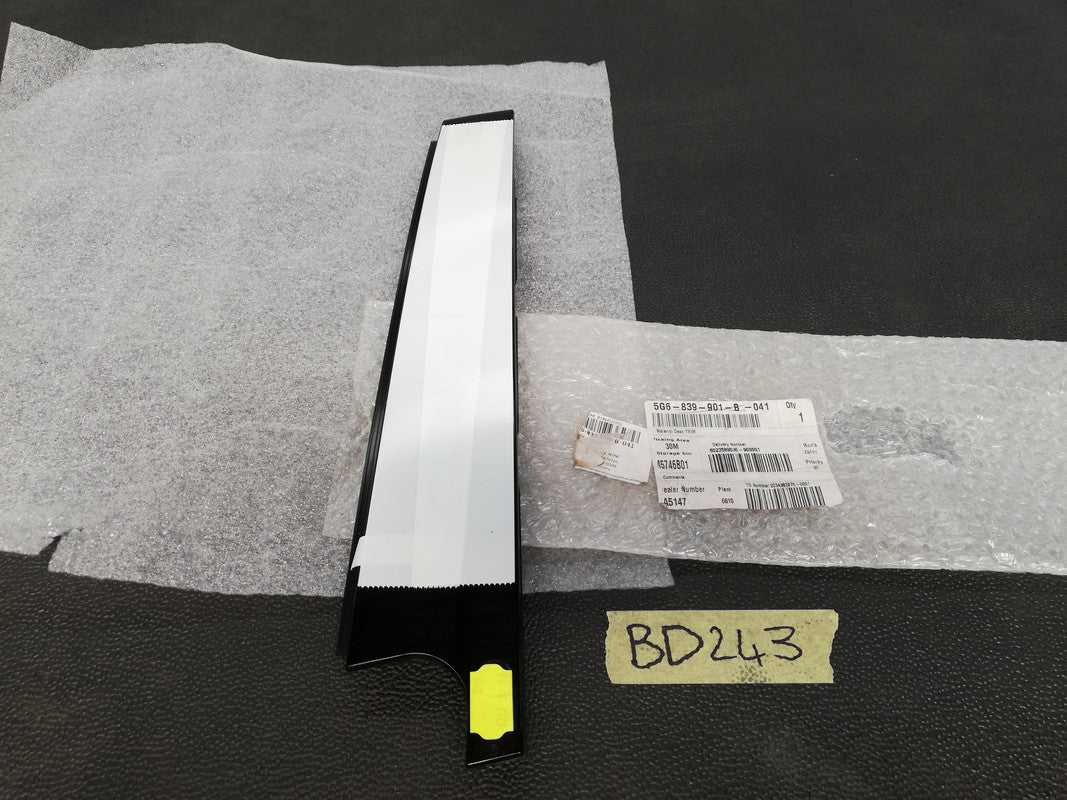 Volkswagen Golf Left Rear Door Blackout Moulding