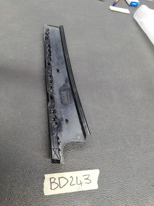 Volkswagen Golf Left Rear Door Blackout Moulding