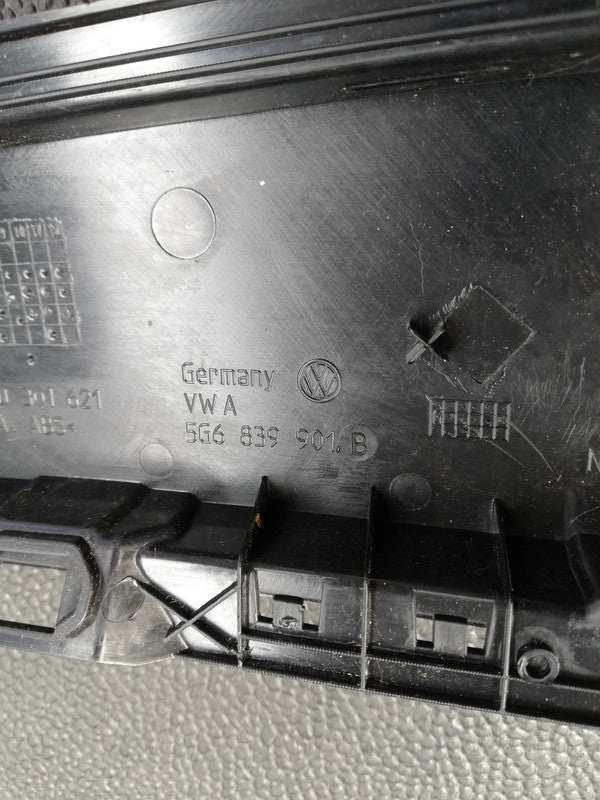 Volkswagen Golf Left Rear Door Blackout Moulding