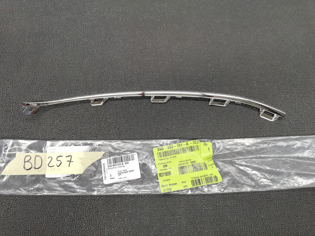 Volkswagen Polo 2020 Left Front Bumper Chrome Trim