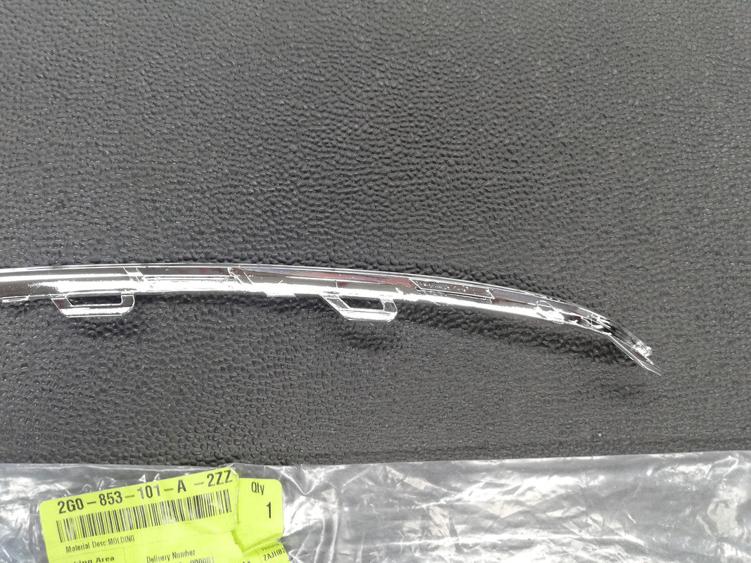 Volkswagen Polo 2020 Left Front Bumper Chrome Trim