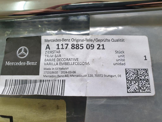 Mercedes-Benz CLA W117 Left Front Radiator Grille Chrome Trim Moulding
