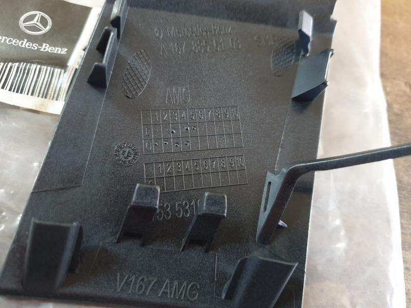 Original New Mercedes-Benz GLE V167 AMG Front Bumper Towing Eye Cover