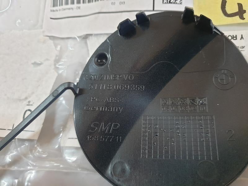 Original New BMW 3 Series G20 G21 Front Bumper Towing Eye Cover