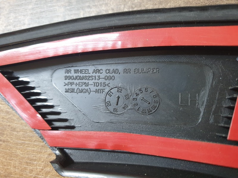 Original New Suzuki S-Presso Left Rear Wheel Arch Moulding Extension