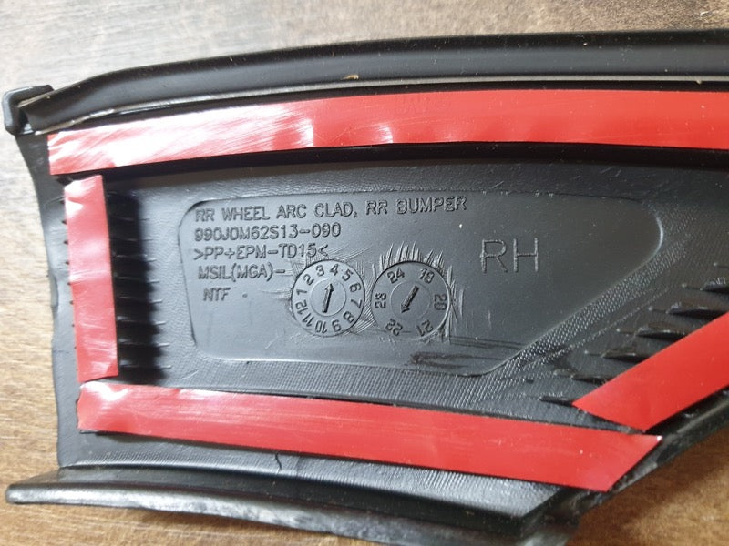 Original New Suzuki S-Presso Right Rear Wheel Arch Moulding Extension