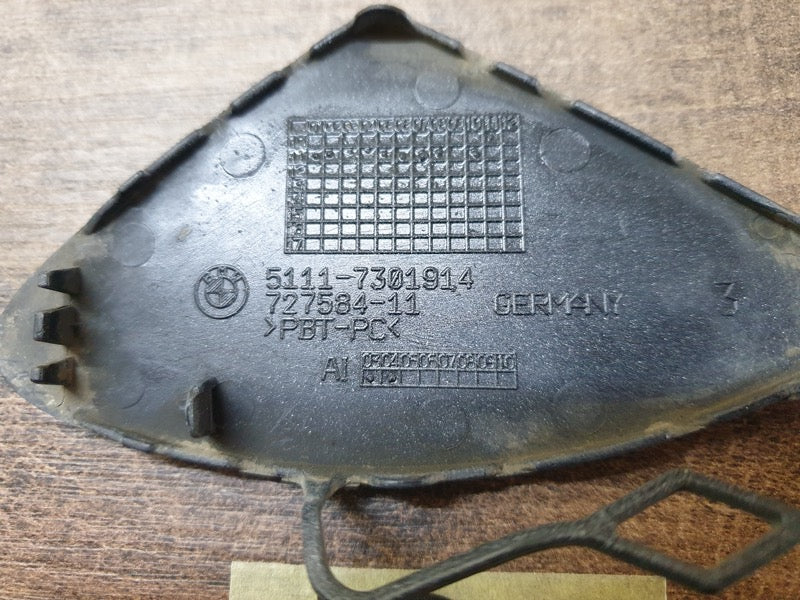 Original Used BMW 3 Series F30 Front Bumper Towing Eye Cover