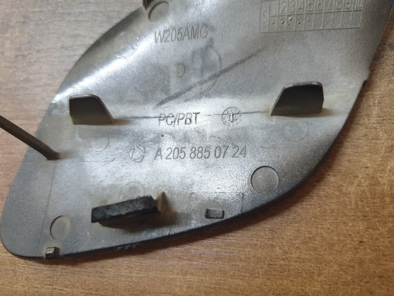 Original Used Mercedes-Benz C-Class W205 Front Bumper Towing Eye Cover