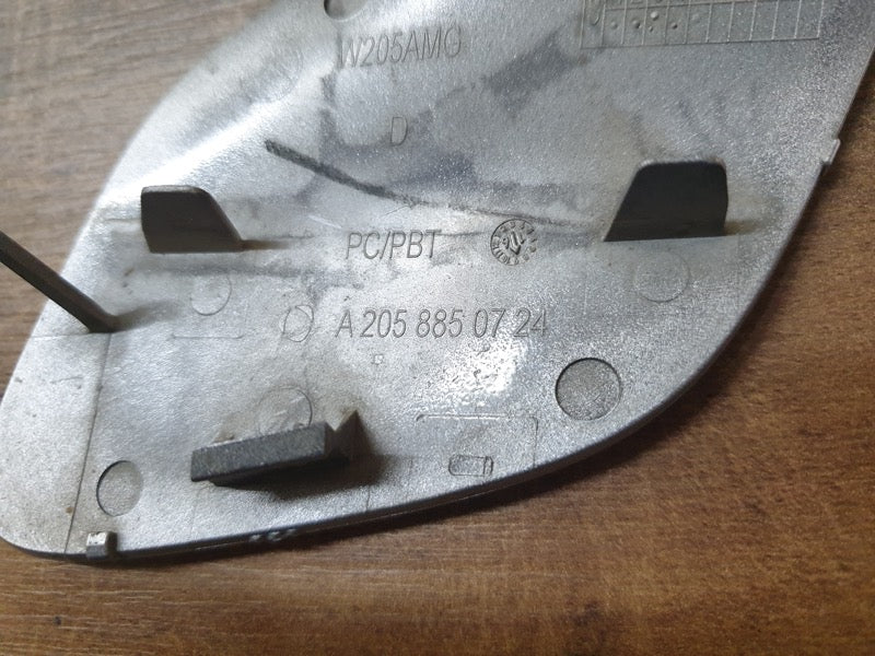 Original Used Mercedes-Benz C-Class W205 Front Bumper Towing Eye Cover