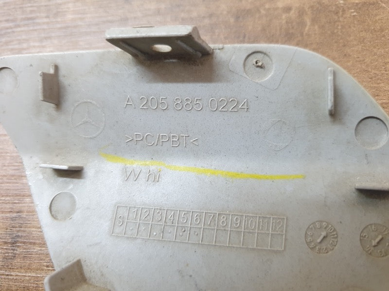 Original Used Mercedes-Benz C-Class W205 Front Bumper Towing Eye Cover
