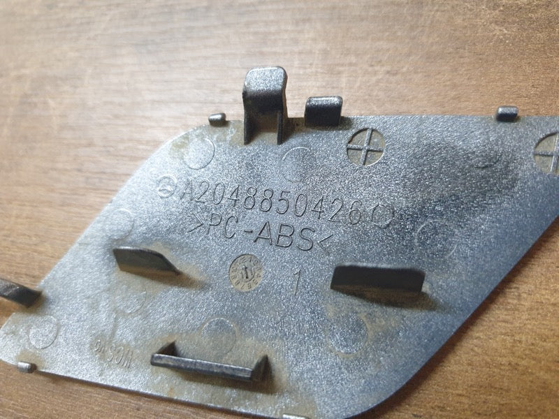 Original Used Mercedes-Benz C-Class W204 Front Bumper Towing Eye Cover