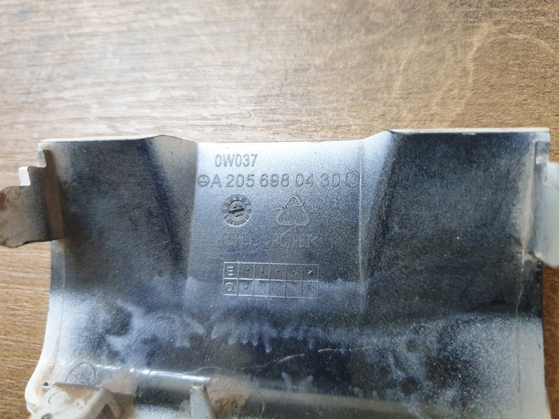 Original Used Mercedes-Benz C-Class W205 AMG Right Rear Side Skirt Jacking Point Cover