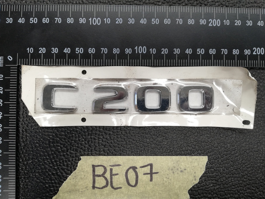Mercedes-Benz C-Class C200 "C 200" Boot Badge
