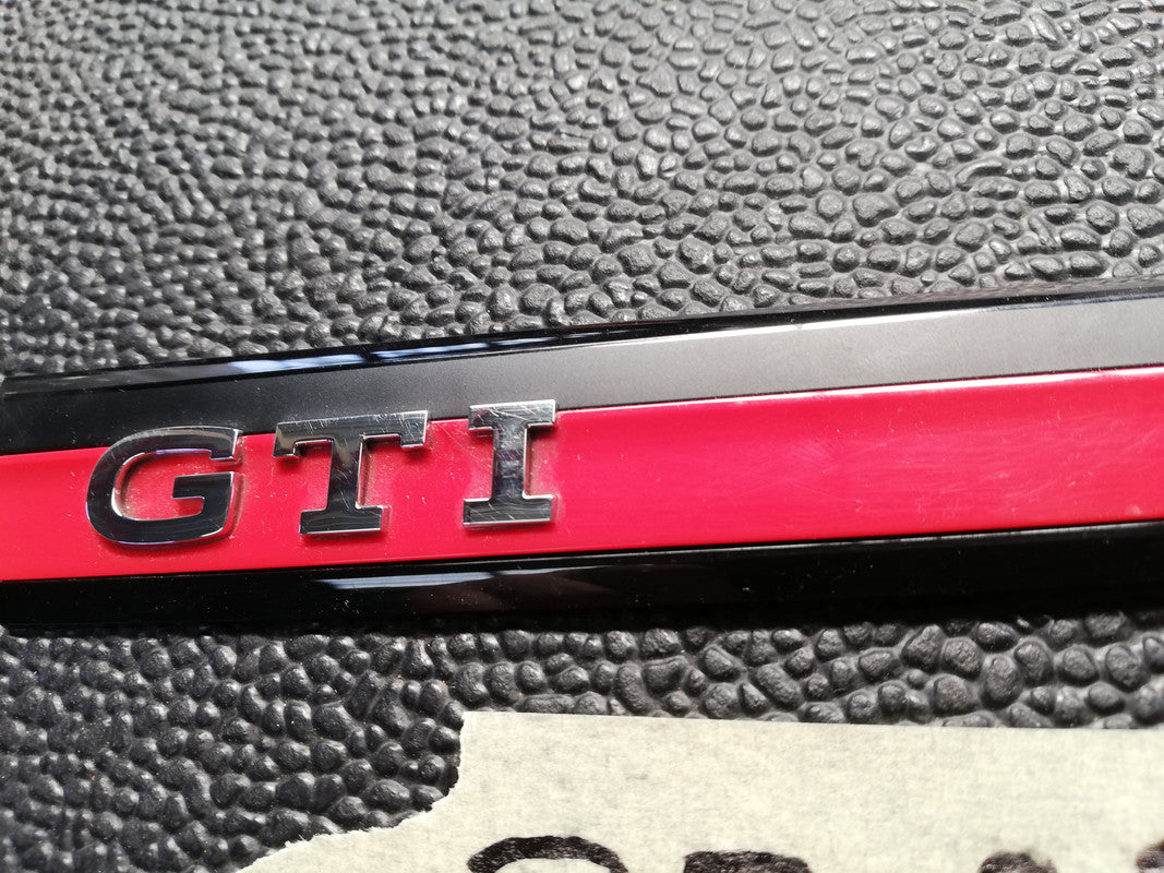 Volkswagen Golf 7 GTI 2017 Right Front Fender Badge "GTI"