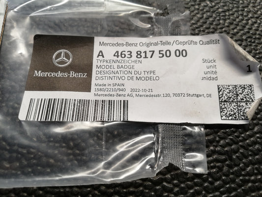 Mercedes-Benz G-Class G320 - G65 AMG 2014 Side Badge "V8 TURBO"