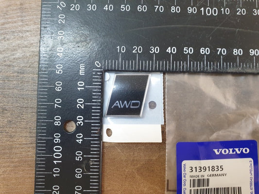 Original New Volvo XC90 Boot Lid 'AWD' Badge