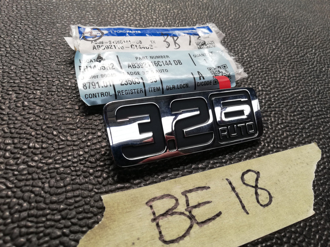 Ford Ranger 3.2TDCI 2019 Right Front Fender Badge "3.2 TURBO"