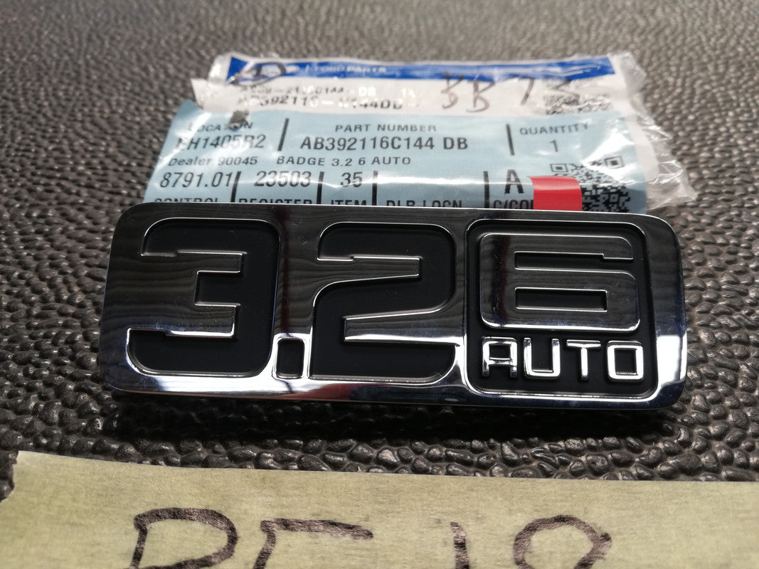 Ford Ranger 3.2TDCI 2019 Right Front Fender Badge "3.2 TURBO"