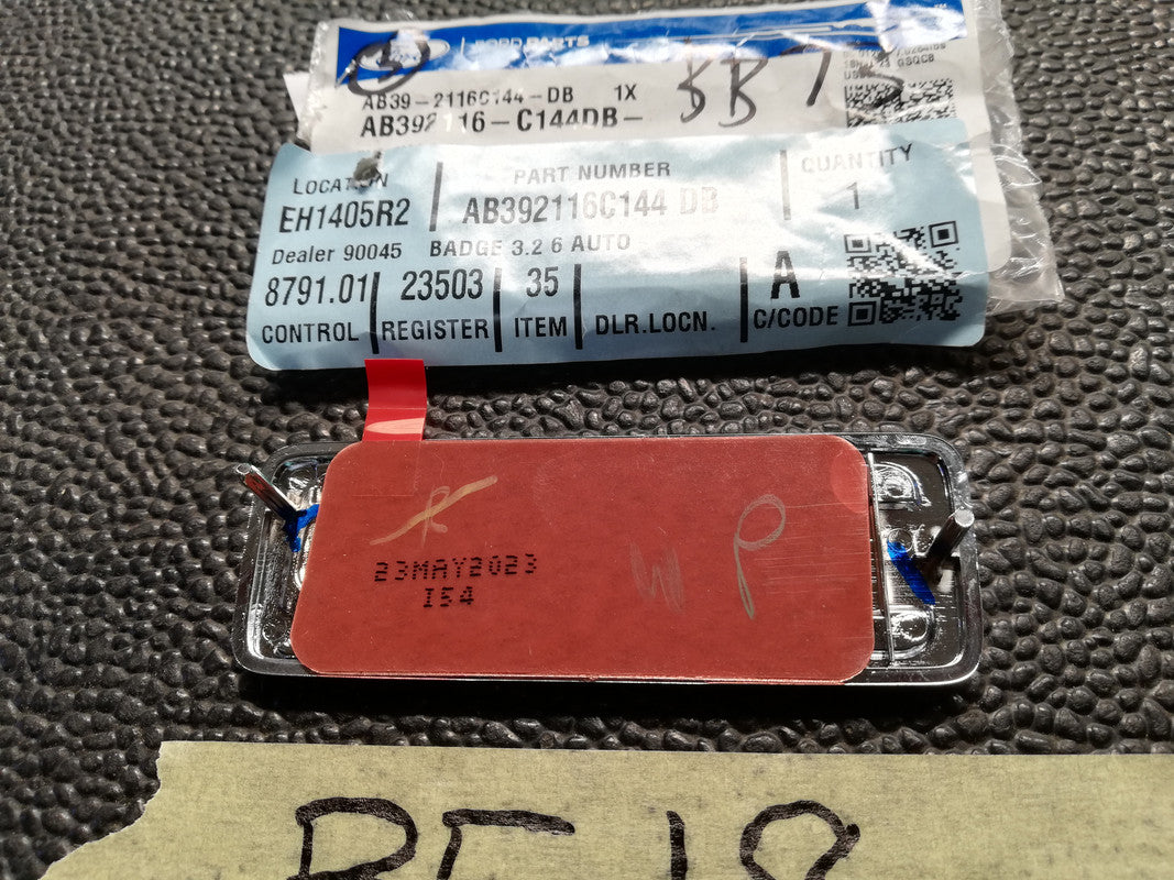 Ford Ranger 3.2TDCI 2019 Right Front Fender Badge "3.2 TURBO"