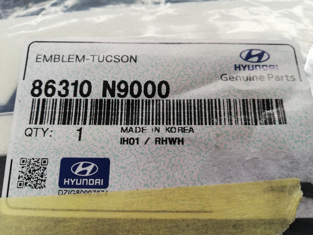 Hyundai Tucson Executive 2023 Tailgate Model Badge "TUCSON"