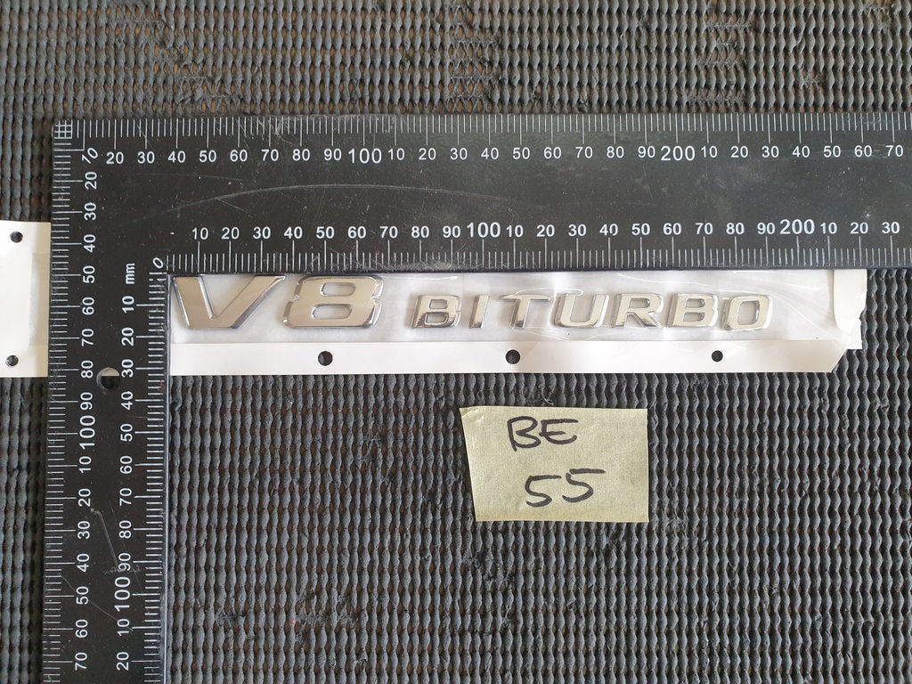 Mercedes-Benz S-Class W222 "V8 BITURBO" - Fender Badge