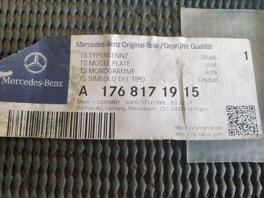 Mercedes-Benz A-Class W176 "A45 4 MATIC" - Boot Lid Badge