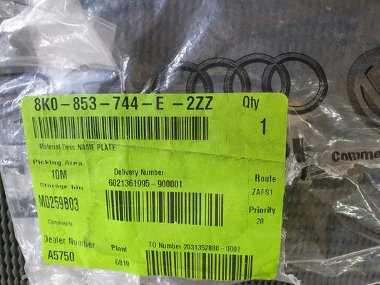 Audi "40 TDI" - Boot Lid Badge