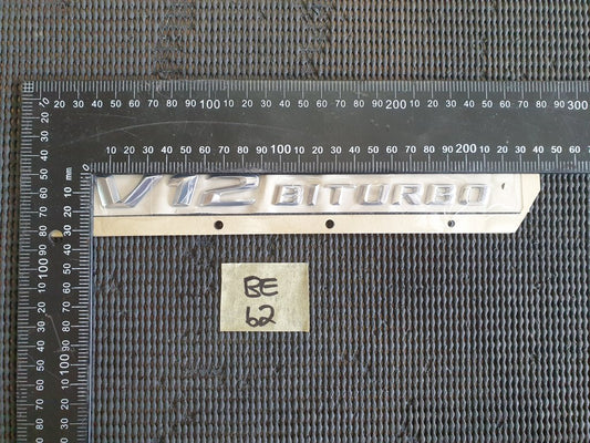 Mercedes-Benz S-Class W222 "V12 BITURBO" - Fender Badge