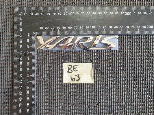 Toyota Yaris "Yaris" - Boot Lid Badge